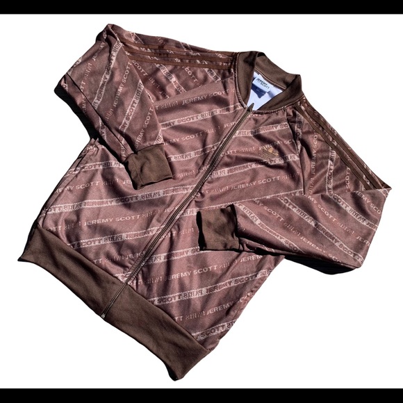 Jeremy Scott x Adidas Other - Adidas Jeremy Scott Brown Trefoil Track Jacket